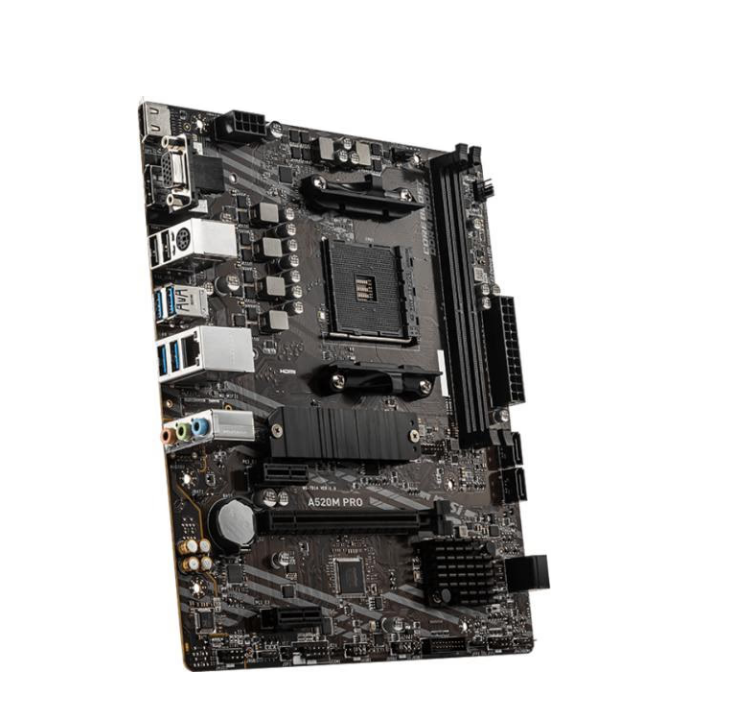 MSI A520M PRO AM4 DDR4 1xM.2 4xSATA HDMI DP VGA M-ATX MB