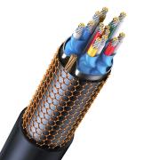 Кабел Baseus High Definition Series HDMI 2.0, 4K, 60Hz, 1.5m, WKGQ020101 - черен