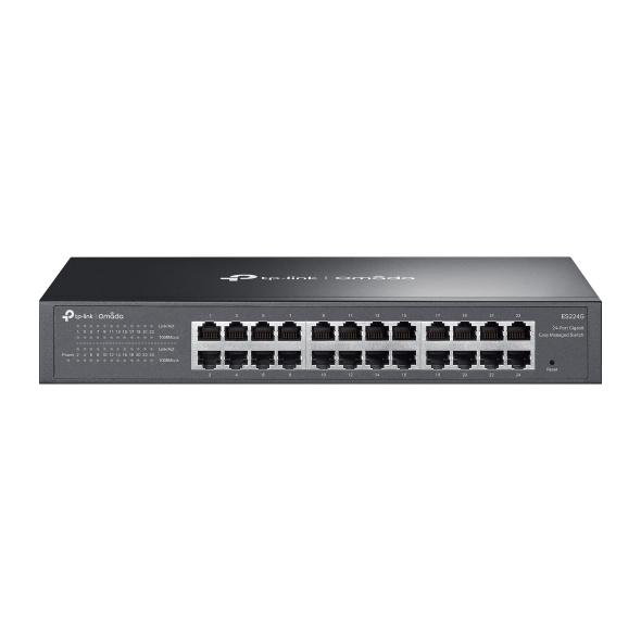 24-портов комутатор TP-Link Omada ES224G Gigabit Easy Managed Switch
