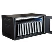 Универсален шкаф за зареждане на до 16 бр. таблети Estillo IP-2316 за монтаж на стена или свободностоящ, 16 x USB-C порта