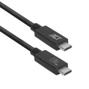 ACT Кабел USB-C - USB-C, 1 м / USB4, 20Gbps, 240W, сертифициран USB-IF