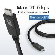 ACT Кабел USB-C - USB-C, 1 м / USB4, 20Gbps, 240W, сертифициран USB-IF