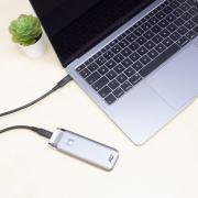ACT Кабел USB-C - USB-C, 0.8 м / USB4, 40Gbps, 240W, сертифициран USB-IF