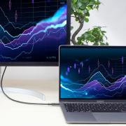 ACT Кабел USB-C - USB-C, 0.8 м / USB4, 40Gbps, 240W, сертифициран USB-IF