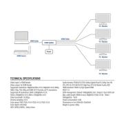 ACT HDMI Сплитер AC7832 4К HDMI сплитер, 1 вход.4 HDMI изхода