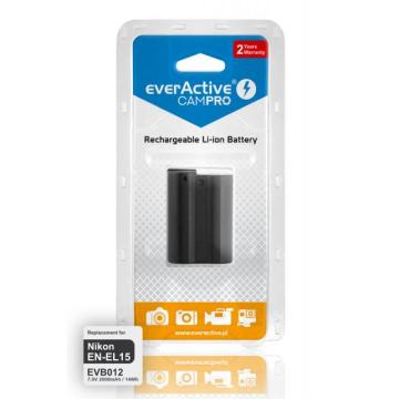 Батерия за апарат NIKON EN-EL15  Li-Ion 7V 1600mAh EVERACTIVE