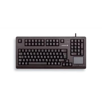 Компактна жична клавиатура CHERRY G80-11900, с touchpad, черна