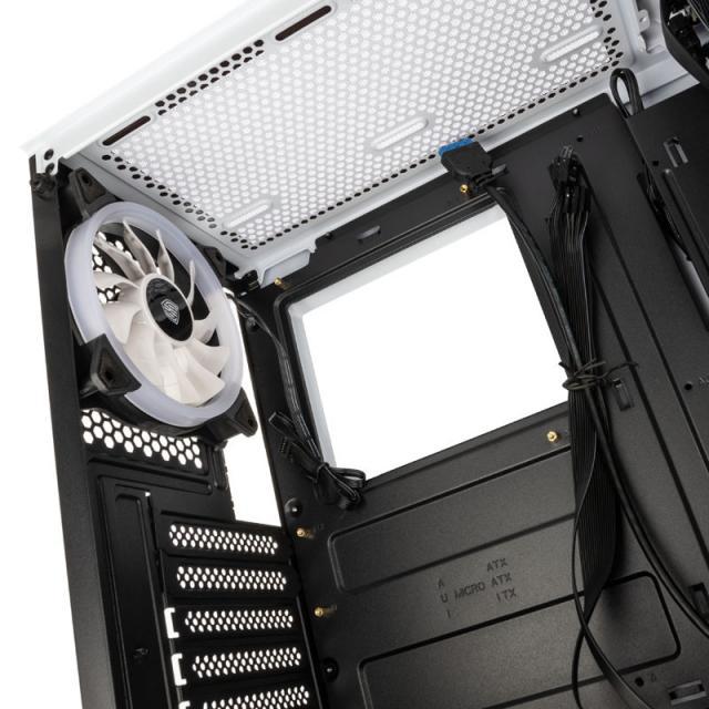 Кутия Kolink Observatory Lite RGB Mid-Tower, Бяла