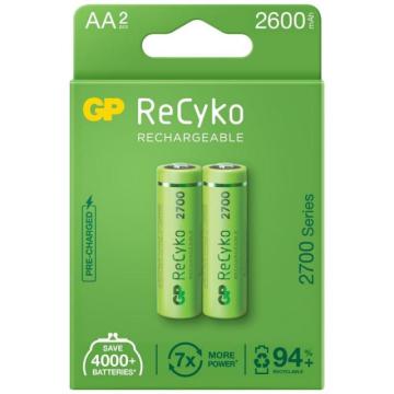 Акумулаторна Батерия GP  R6 AA 2700mAh NiMH 2 бр. 270AAHCE-EB2  GP