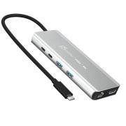 Докинг станция j5create JCD403, USB4, Multi-port хъб, Gigabit Ethernet