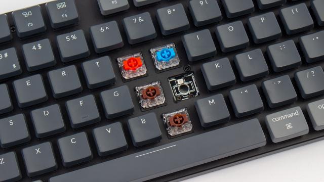 Геймърска Механична клавиатура Keychron K1 SE TKL Hot-Swappable Low Profile Keychron Gateron Red Switch - White Backlight, Aluminium and Plastic Frame