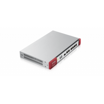 Защитна стена ZYXEL USG FLEX 200 UTM BDL, 10/100/1000, 4x LAN/DMZ, 2x WAN, 1xSFP, 2xUSB, с включени лицензи за 1 година