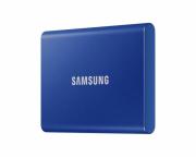 Външен SSD Samsung T7 Indigo Blue SSD 1000GB USB-C, Син