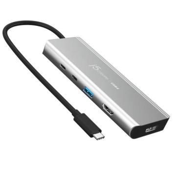 5-портов хъб j5create  JCD401 USB4 Dual 4K Multi-port, USB-C, 4K HDMI