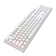 Геймърскa механична клавиатура Dark Project KD104A White - Gateron Mechanical Yellow, RGB, PBT Keycaps