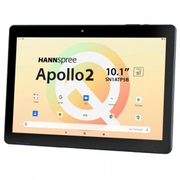 Таблет HANNspree Apollo 2, 10.1”, Quad Core MT8168 2.0 GHz, 3GB RAM, 32GB, Wi-Fi, Bluetooth, Черен