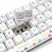 Геймърска механична клавиатура Ducky x SOU SOU One 2 Mini White RGB, Cherry MX Silver