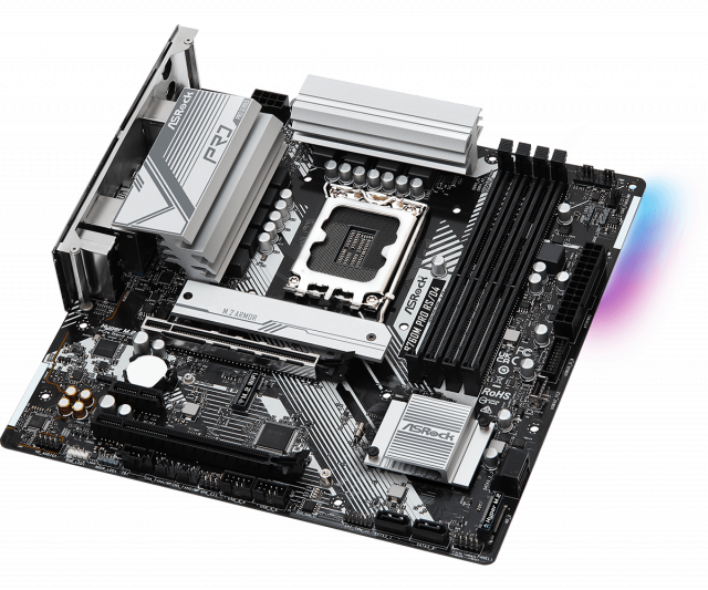 Дънна платка ASRock B760M Pro RS/D4, LGA1700, DDR4, ATX