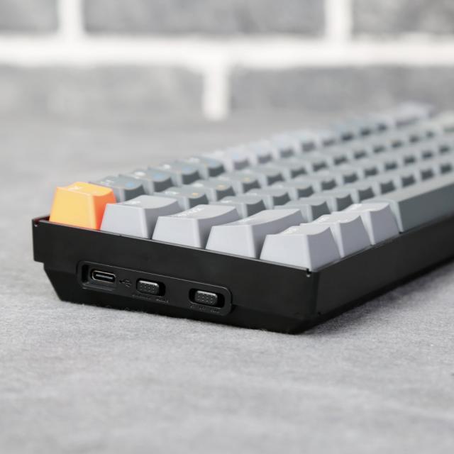 Геймърска Механична клавиатура Keychron K6 Hot-Swappable Aluminum 65% Gateron Brown Switch RGB LED Gateron Brown Switch ABS