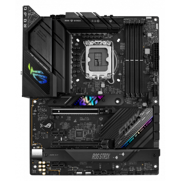 Дънна платка ASUS ROG STRIX B760-F GAMING WIFI, LGA 1700 ATX, 4x DDR5, PCIe 5.0, WiFi 6E, 3x M.2, Aura Sync RGB