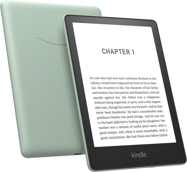 eBook четец Kindle Paperwhite Signature Edition, 6.8", 32GB, 2021, 11 генерация, IPX8, Зелен