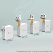 Мрежово зарядно 220V j5create JUP43130E 130W, 4 порта, USB-C, USB-A