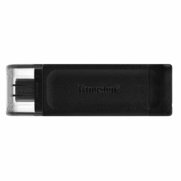 USB памет KINGSTON DataTraveler 70, 64GB, USB-C 3.2 Gen 1, Черна