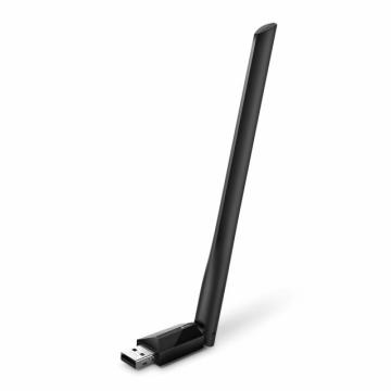 Безжичен адаптер TP-LINK Archer T2U PLUS, AC600, Dual band, USB, външна антена 5 dBi 