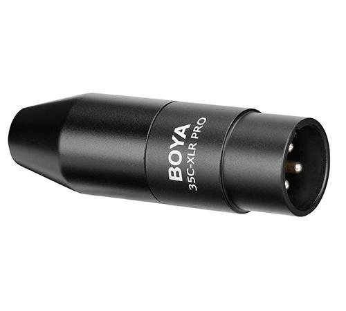 Конвертор BOYA 3.5mm TRS към XLR, 12-48V Phantom Power 35C-XLR Pro