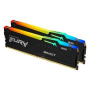Памет Kingston FURY Beast Black RGB 64GB(2x32GB) DDR5 6000MHz 36CL
