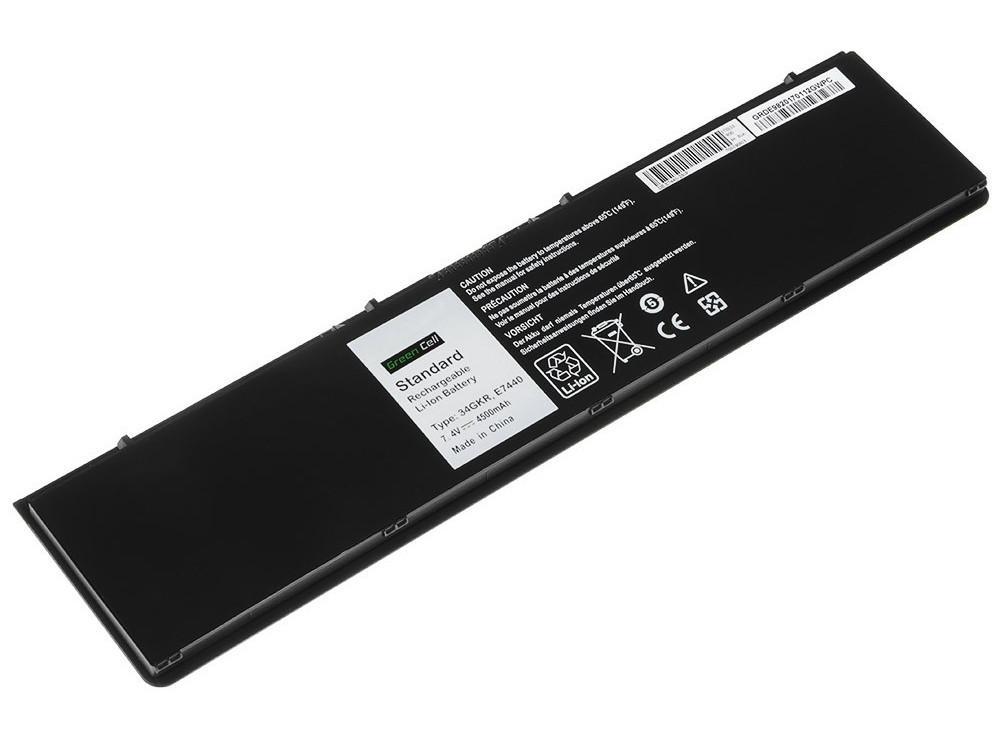 Батерия за лаптоп  DELL Latitude E7440 E7450  34GKR 3RNFD PFXCR  7,2V 4500mAh GREEN CELL
