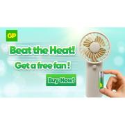 GP SUMMER PACK Алкални батерии  Super AA x 12 бр. + Super AAA x 12 бр. + Fan/ Вентилатор/  GP BATTERIES