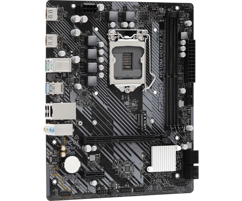 Дънна платка ASRock H510M-H2/M.2 SE, LGA1200, DDR4, mATX