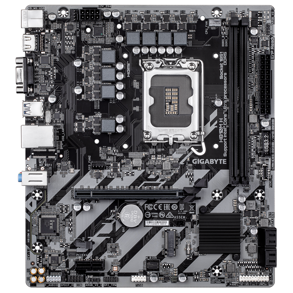 Дънна платка GIGABYTE H810M H, LGA 1851