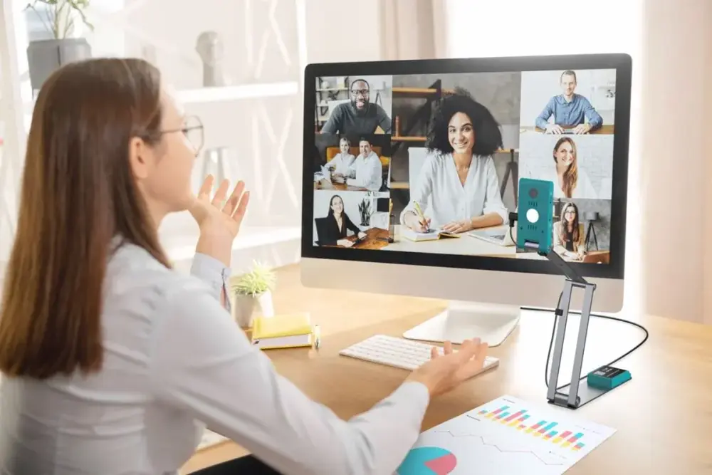 Документна камера с преносим скенер-визуализатор IRIScan VISUALIZER 7 Dislexic , 4K, USB-C