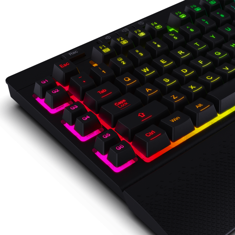 Клавиатура Redragon Shiva K512RGB-BK геймърска RGB