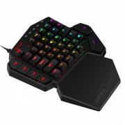 RGB механична геймърска клавиатура за една ръка Redragon Diti K585RGB Blue Switch