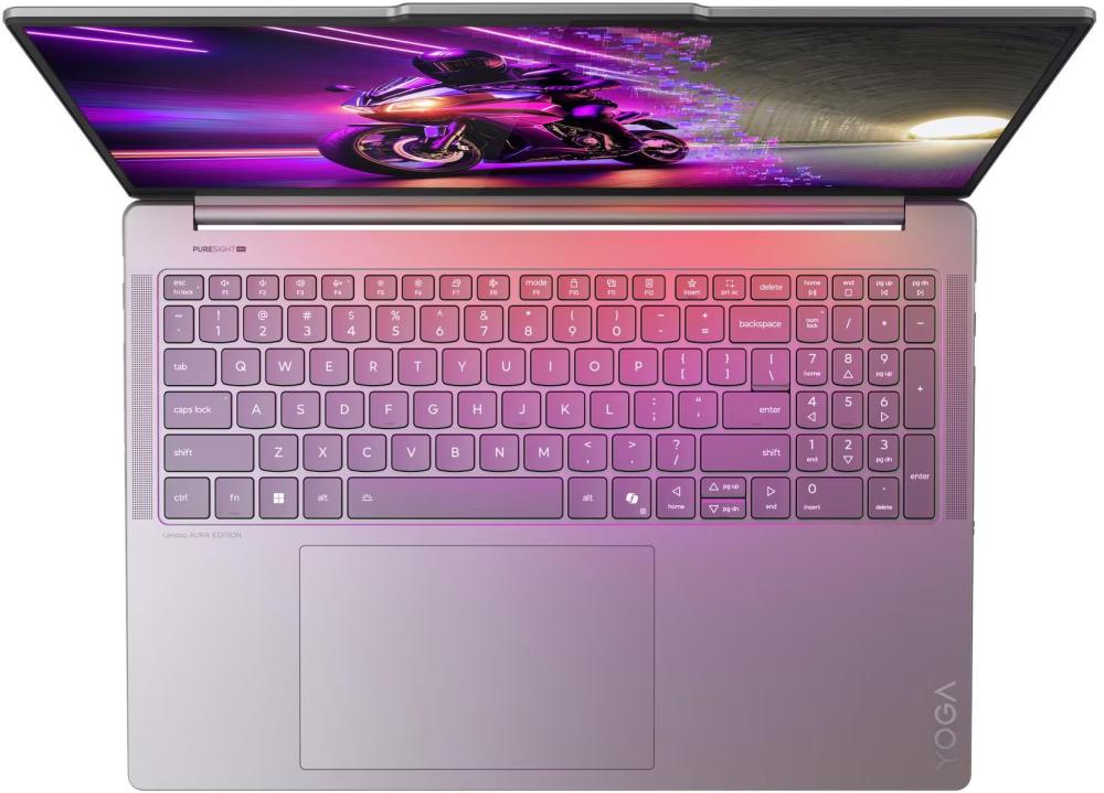 LENOVO Yoga Pro 9 Intel Core Ultra 7 255H 16inch 2.8K OLED 500N 120Hz 32GB DDR5 1TB PCIe RTX5060 8GB W11H Luna Grey