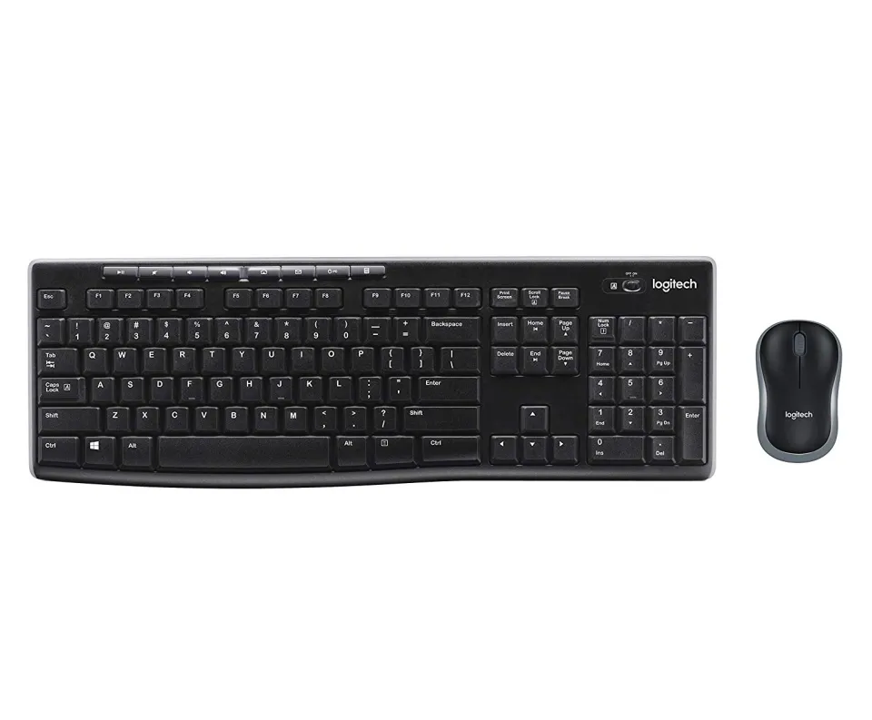 Комплект Безжична клавиатура+мишка Logitech Wireless Combo MK270 920-004509 US-Layout
