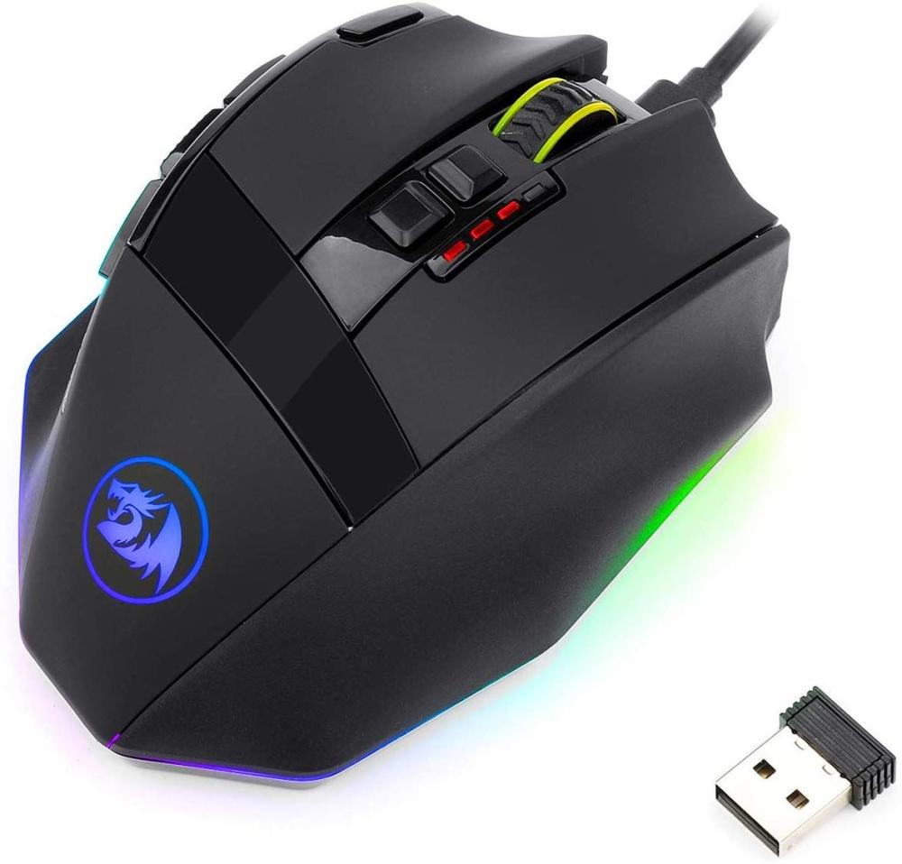 Геймърска безжична USB мишка RGB  Redragon Sniper Pro M801P-RGB