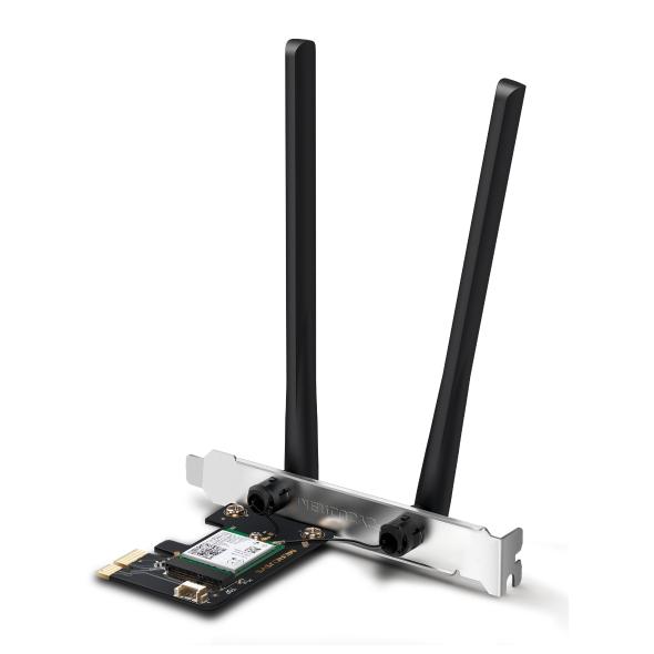 Безжичен Wi-Fi 6 PCIe Адаптер Mercusys MA80XE AX3000