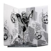 Фигурка FMarvel Spider-Man (Line Art) 1:10th Scale Collectible with Scene (Spider-Man #6) Gold Label