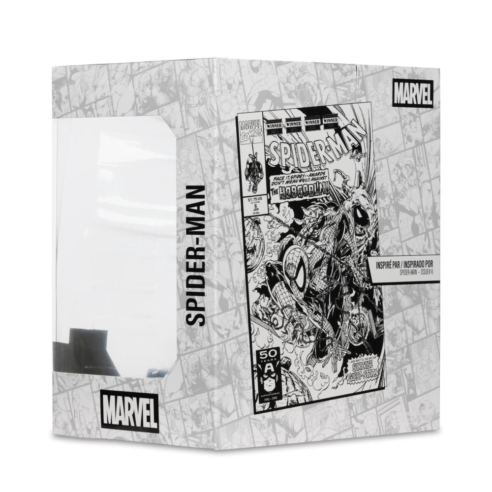 Фигурка FMarvel Spider-Man (Line Art) 1:10th Scale Collectible with Scene (Spider-Man #6) Gold Label