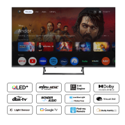 METZ Телевизор 50" UHD QLED SMART TV, 120Hz, 4K, Google TV, 126.0см