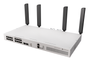 18-портов комутатор MikroTik CRS418-8P-8G-2S+5axQ2axQ-RM