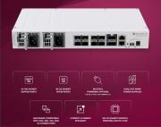 Комутатор Mikrotik CRS510-8XS-2XQ-IN 2x 100 Gigabit QSFP28 порта, 8x 25 Gigabit SFP28 порта