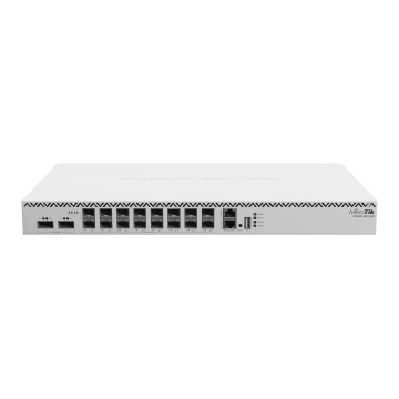 Комутатор MikroTik CRS518-16XS-2XQ-RM 2x 100 Gigabit QSFP28 порта и 16x 25 Gigabit SFP28 порта