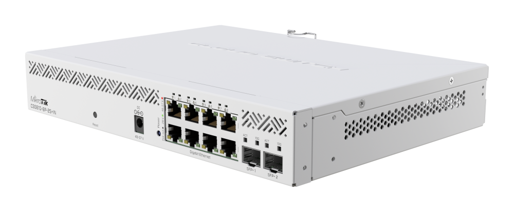 Комутатор Mikrotik CSS610-8P-2S+IN