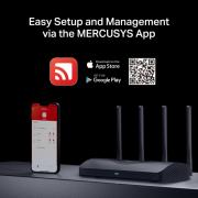 2-лентов Wi-Fi 7 рутер Mercusys MR27BE BE3600