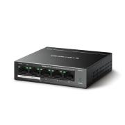 5-портов настолен комутатор Mercusys MS105GP със 4 PoE+ порта